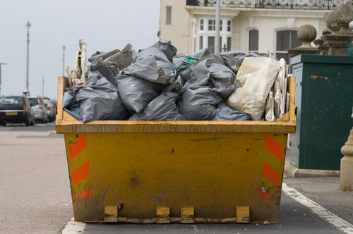 Business waste collection service in Chingford office