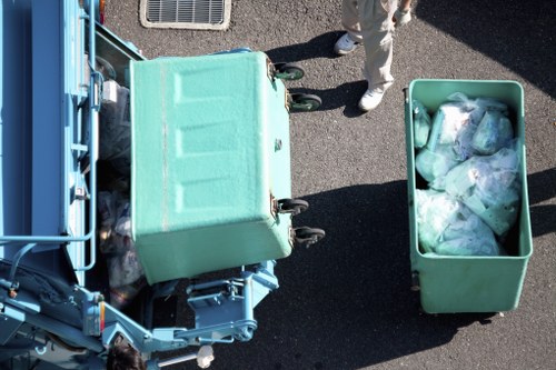 Advanced waste management technology in use